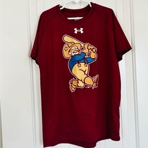 Under Armour Boys’ Maroon Frisco Roughriders T-Shirt